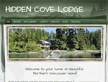 Tablet Screenshot of hiddencovelodge.com
